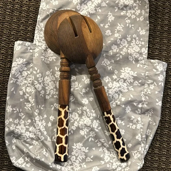 RARE AFRICAN SALAD SET - Picture 2 of 3